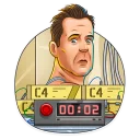 Sticker from Die Hard