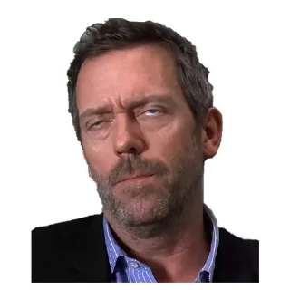 🙄 emoji Доктор Хаус :: @animesticks Telegram sticker 11 of 22