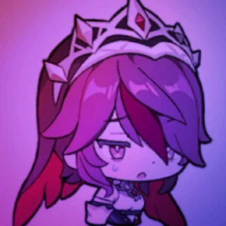 🥀 emoji Rosaria : t.me/GenshStik ; @NonAmE0115171 Telegram sticker 8 of 40