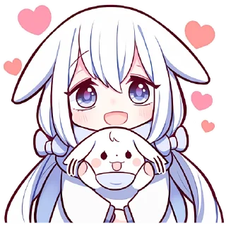 Sticker from Белая зайка @Nyasticks