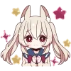 🥰 emoji Зайка Свити @Nyasticks Telegram sticker 7 of 41