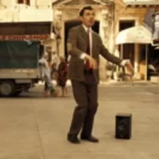 🕺 emoji Mr bean by @sticker_pack_channel — @stckrRobot Telegram sticker 13 of 50