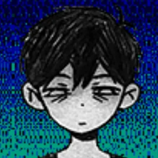 😔 emoji Omori (Omori) Telegram sticker 8 of 15