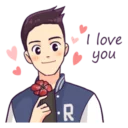 🌹 emoji You & I @StikerDi Telegram sticker 19 of 53