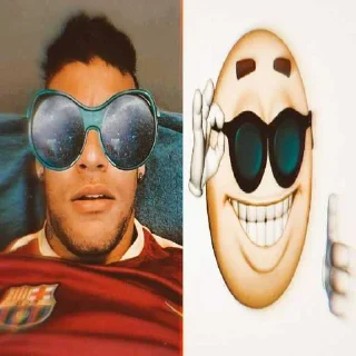 😎 emoji neymar💪 ➡️ @Ctikerubot Telegram sticker 22 of 51