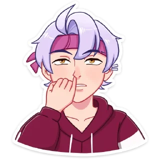 🙄 emoji Тоши @Nyasticks Telegram sticker 9 of 49