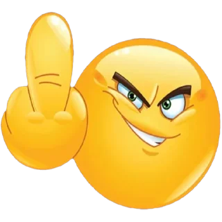 🖕 emoji Literally @Rondo0416 Telegram sticker 16 of 17