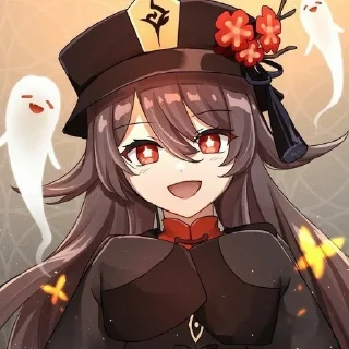 🍷 emoji ху тао💓 Telegram sticker 15 of 51