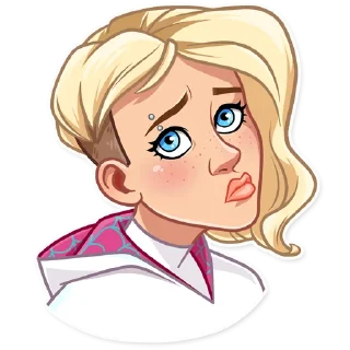🥺 emoji Into the Spider-Verse Telegram sticker 15 of 30