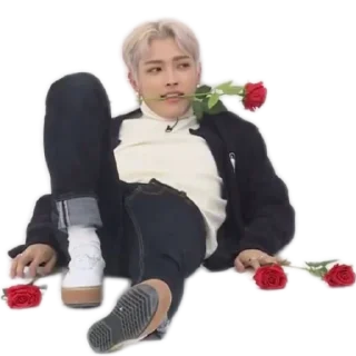 🥰 emoji Ateez present Telegram sticker 20 of 120