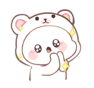 🥺 emoji ૮꒰ 𝑠𝑛𝑜𝑤 𝑏𝑒𝑎𝑟 - @wexsavi 💗 ꒱ა Telegram sticker 10 of 24