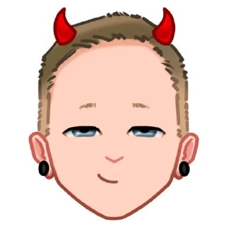😈 emoji Psycho by @leri_dell Telegram sticker 18 of 23