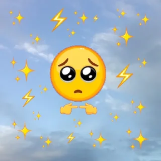 🥺 emoji emoji in the sky by @my_unrefined Telegram sticker 22 of 61