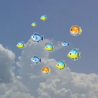 🐡 emoji emoji in the sky by @my_unrefined Telegram sticker 10 of 61