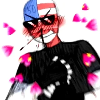 🤍 emoji КХ кринж; @Countryhumans_R34 Telegram sticker 17 of 120