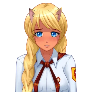 🥺 emoji 2D Богиня Telegram sticker 10 of 16