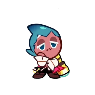 🤔 emoji Сорбет Шарк Кукі @crkstickersua Telegram sticker 23 of 29