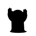 ⭐️ emoji Complete blackness | @userStikerBot Telegram sticker 6 of 7