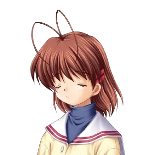🫥 emoji Clannad Telegram sticker 11 of 100