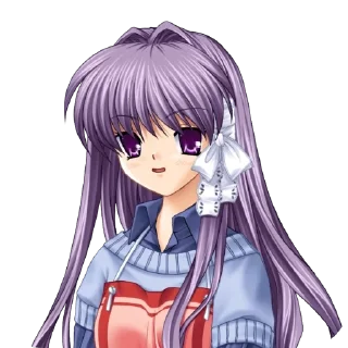 🫥 emoji Clannad Telegram sticker 23 of 100