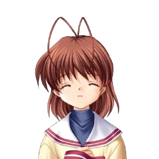 🫥 emoji Clannad Telegram sticker 5 of 100