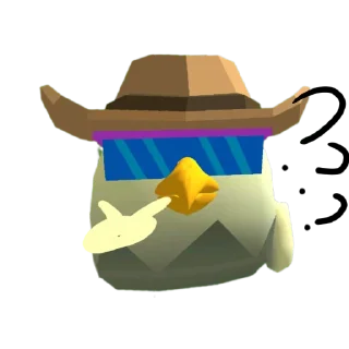 🤔 emoji Hikita Chicken gun pack Telegram sticker 6 of 90