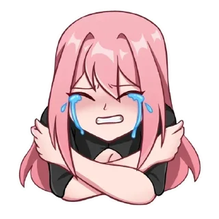 😭 emoji 💕Стики тут: @sekstick Telegram sticker 8 of 24