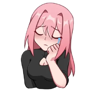 😢 emoji 💕Стики тут: @sekstick Telegram sticker 6 of 24
