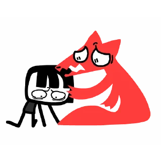 😟 emoji Anxiety Telegram sticker 12 of 99