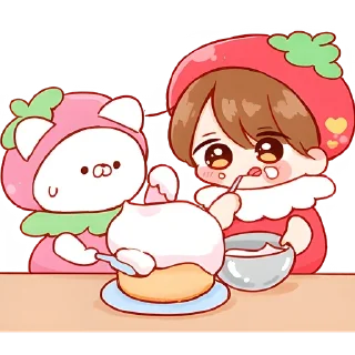 🤤 emoji Ичиго-чан Telegram sticker 8 of 32
