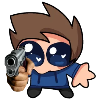 🔫 emoji Няняняня АВТОР @Poli4kaaUwU154 Telegram sticker 15 of 20