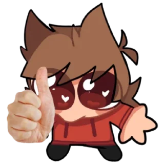 👍 emoji Няняняня АВТОР @Poli4kaaUwU154 Telegram sticker 3 of 20