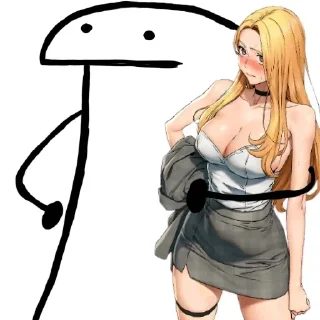 ❤️ emoji Я и моя тян @anime_stickerr Telegram sticker 5 of 21