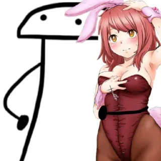❤️ emoji Я и моя тян @anime_stickerr Telegram sticker 17 of 21
