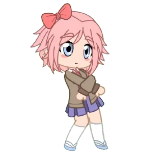 😋 emoji Sayori Telegram sticker 23 of 26