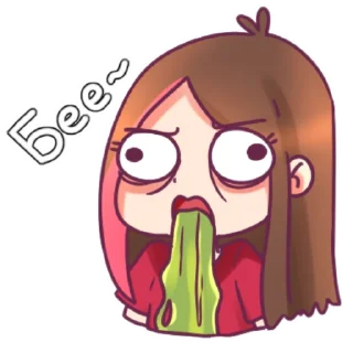 🤮 emoji Taedi Telegram sticker 12 of 46