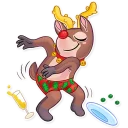 💃 emoji Mr. Deer Telegram sticker 12 of 31