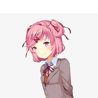 🙂 emoji Doki doki Telegram sticker 8 of 81