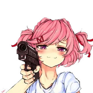 😠 emoji Doki doki Telegram sticker 23 of 81