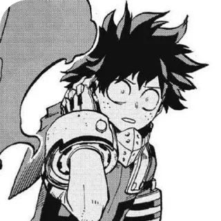 😶 emoji Deku Telegram sticker 16 of 120