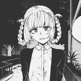 🦇 emoji Надзуна Нанакуса🦇 Telegram sticker 17 of 31
