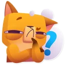 🤔 emoji Moka the Dog Telegram sticker 14 of 41
