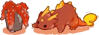 😳 emoji Малыш Моракс Telegram sticker 8 of 108