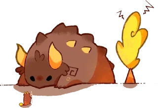 🤔 emoji Малыш Моракс Telegram sticker 5 of 108