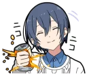 🙂 emoji Otaku boy Telegram sticker 16 of 40
