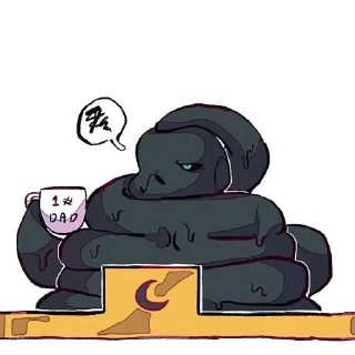 ⌚️ emoji Nightmare sans | @ish_crim Telegram sticker 10 of 30