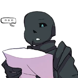 ⌚️ emoji Nightmare sans | @ish_crim Telegram sticker 12 of 30