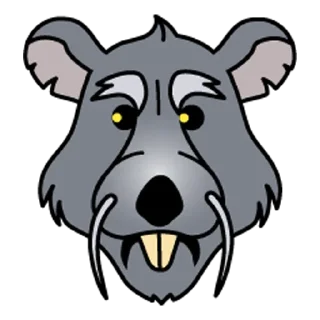 😠 emoji Rat @durakrats Telegram sticker 22 of 25