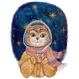 🐯 emoji Ника Кот Telegram sticker 8 of 57
