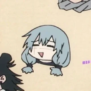 💙 emoji Mahito💙 Telegram sticker 19 of 86